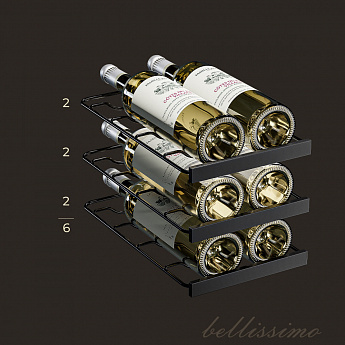 картинка Отдельностоящий винный шкаф Meyvel MV06-BSF1 (easy) 